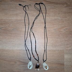 Set of Bug Necklaces